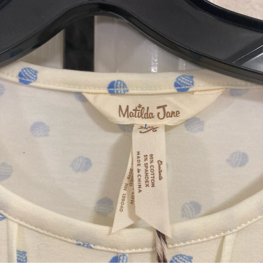 Matilda Jane Moments with you Adventurous Acorn Tunic Top Girls size 10 - Picture 6 of 16